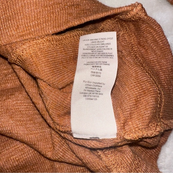 We The Free Don't Forget Me Cedar Brown Ribbed Knit Long Sleeve Top Size XS - Picture 16 of 16